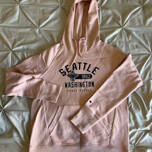 Champion Pink Seattle Washington Hoodie